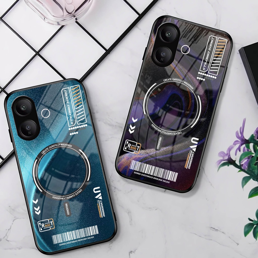 GK80 Case Handphone Vivo V60 Lite - Casing Handphone Vivo V60 Lite - Softcase Glass Vivo V60 Lite - 