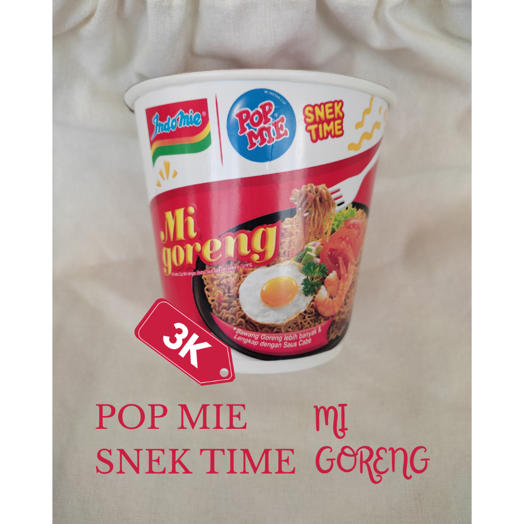 Pop Mie SNEK TIME Mie Goreng — Mie Instan Mini Siap Santap