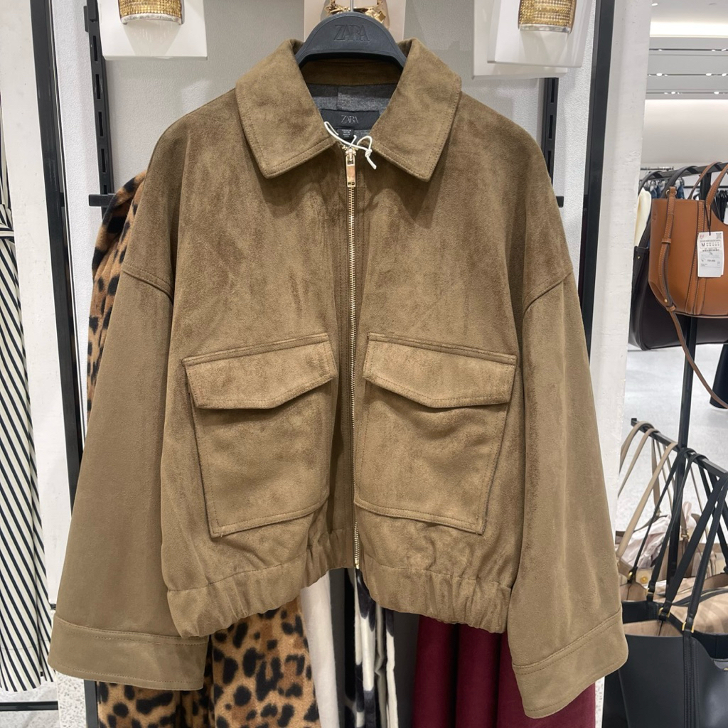 Jaket Suede ZARA Women Jastip (jasa titip)