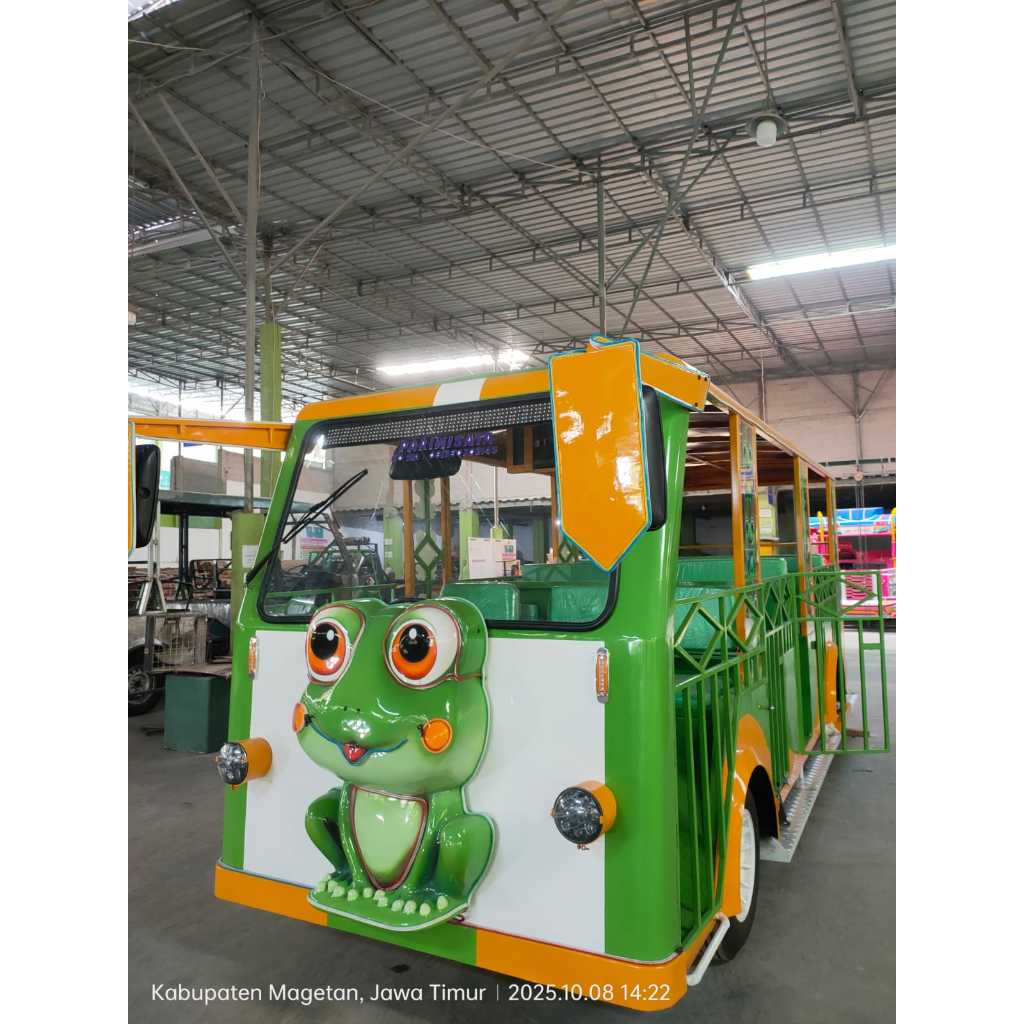 odong odong kereta wisata karakter || odong odong mobil model shuttle bus