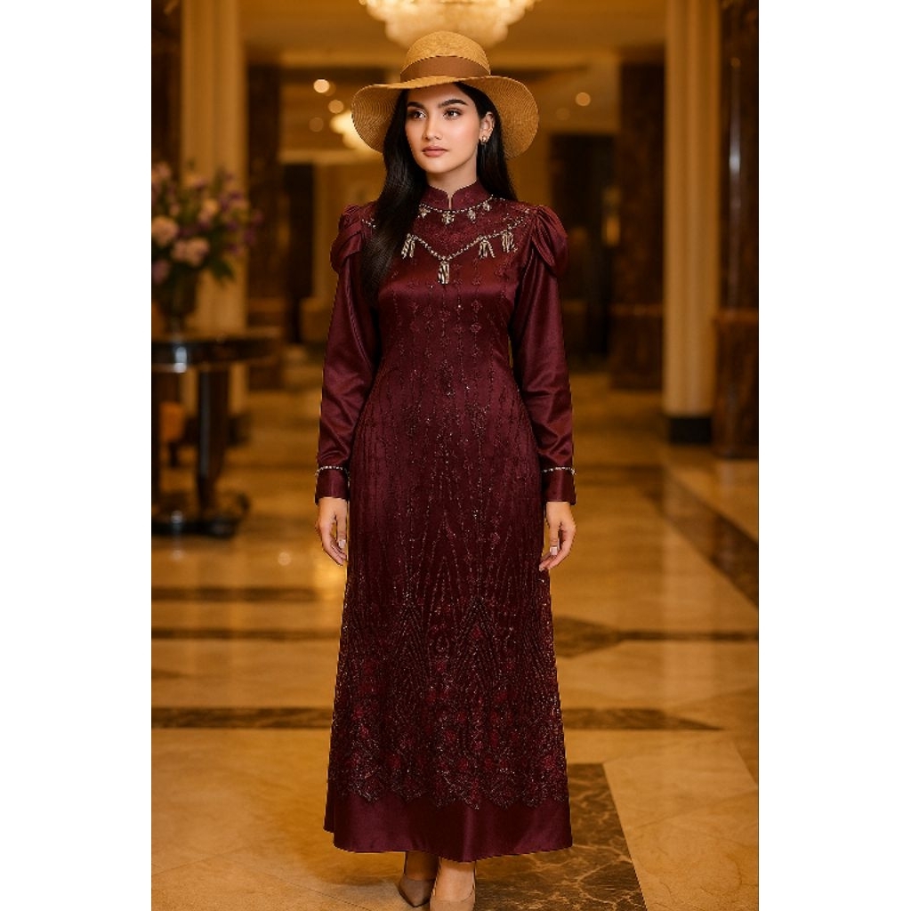 LUVITA DRESS//OOTD KONDANGAN//DRESS WANITA//BRIDESMAID