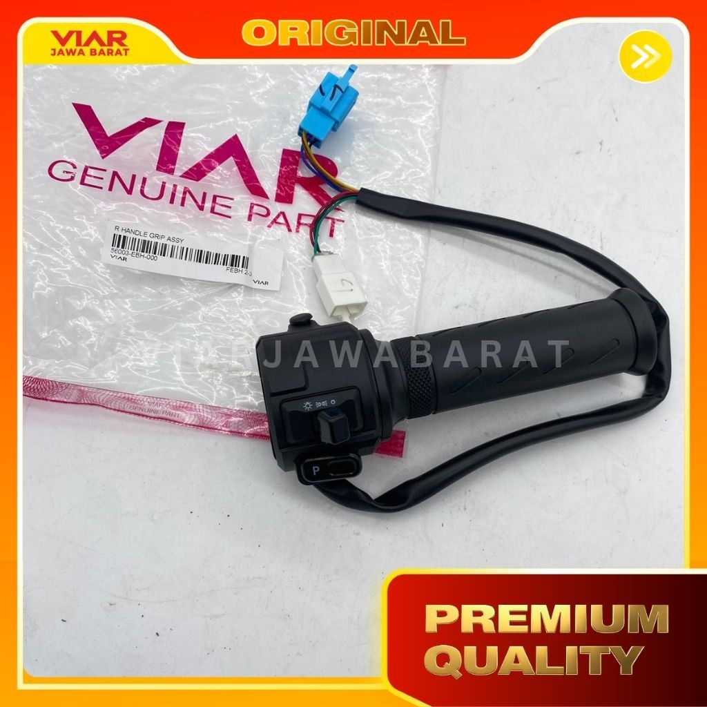 Grip Gas E-Bike Viar C2 C 2 Sepeda Listrik / Grip Kanan Gas Viar C2 C 2 / Grip Sepeda Listrik C2 C 2