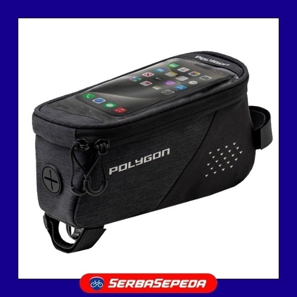 Polygon Tas Top Tube With Phone Display 1L - Aksesoris Sepeda