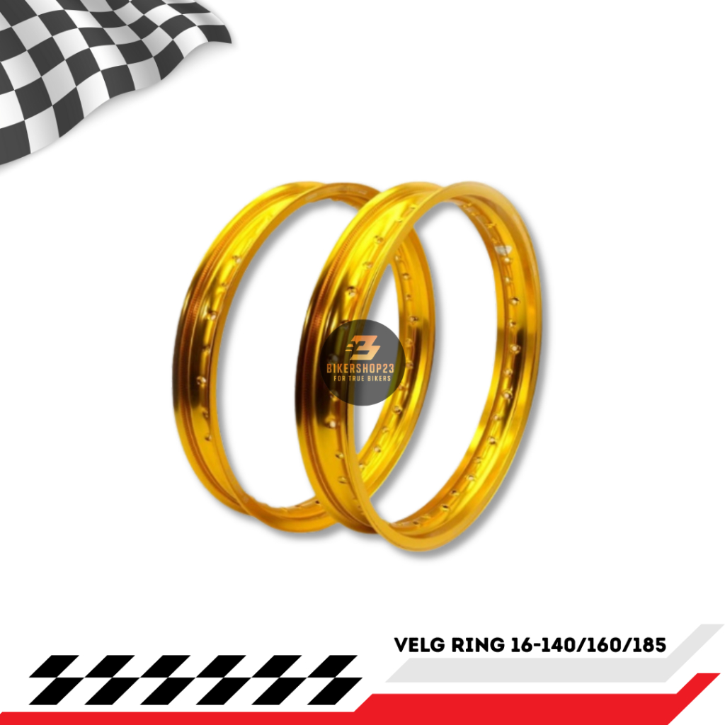 VELG SCARLET RACING SATUAN RING 16 140 160 185