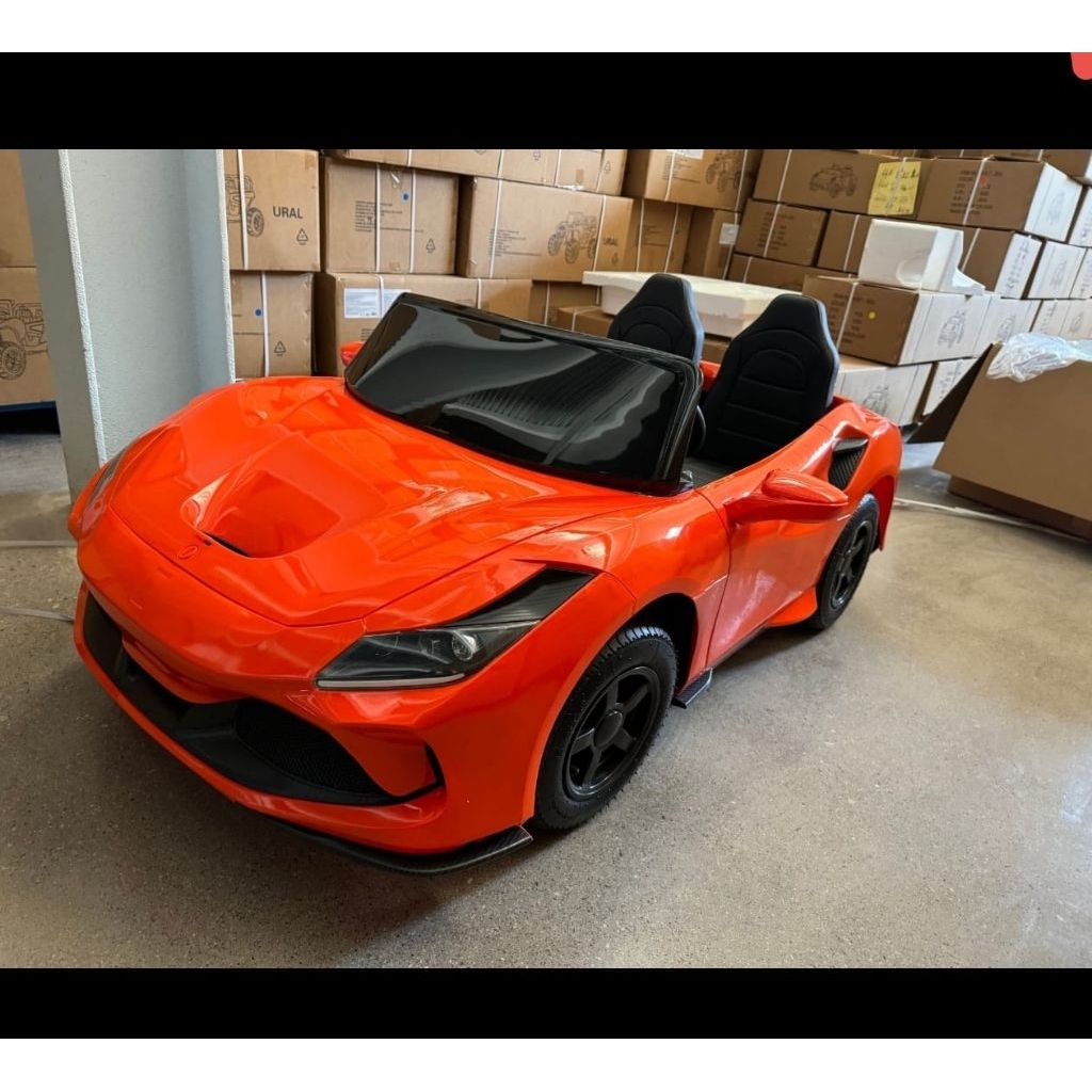 Mainan Mobil Aki Ferrari 24 Volt Jumbo Brushless