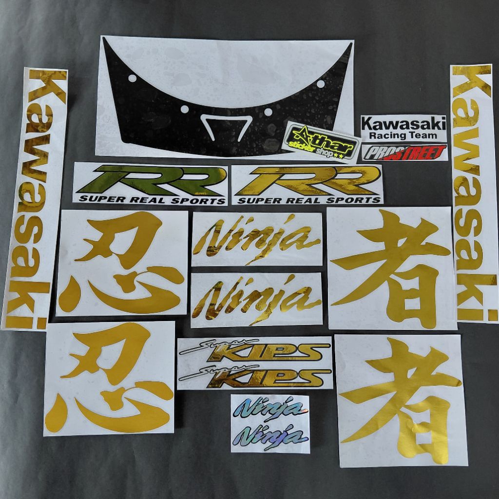 STRIPING NINJA RR OLD 150 CBU STIKER STRIPING ZX VARIASI NINJA ZX RR NINJA CBU