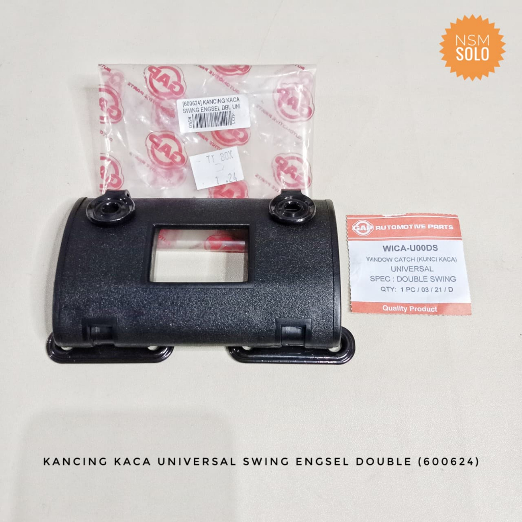 Window Catch / Kunci Kaca / Kancing Kaca / Pengunci Kaca Swing Engsel Double Mobil Universal