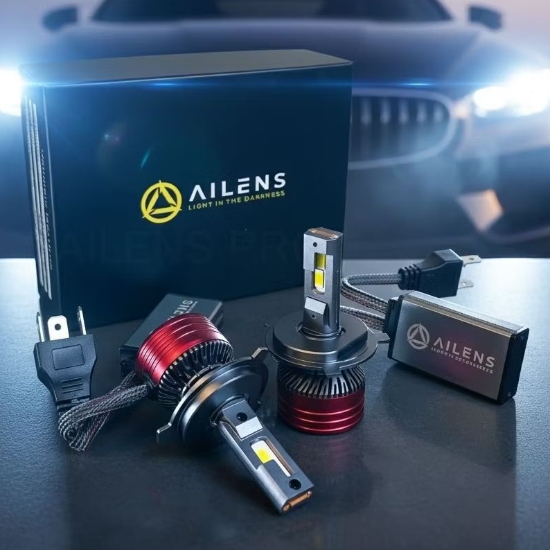 LAMPU LED MOBIL AILENS A1 H4 H11 H16 H8 H9 H1 H7 HB3 9005 HB4 9006 HIR2 9012 H27 880 SUPER TERANG