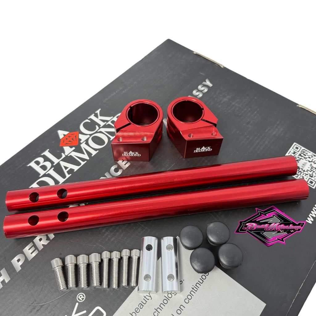 Stang Jepit Black Diamond Ukuran 33-37mm Ninja-250 Fi/Ninja-250 Z250 /CBR 250  ninja-150 R/RR Xixion