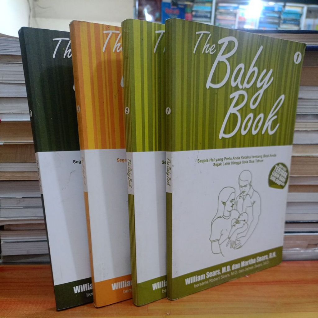 1 SET BUKU ORIGINAL BEKAS THE BABY BOOK JILID 1,2,3,5 MINUS JILID 4 - WILLIAM SEARS DAN MARTHA SEARS