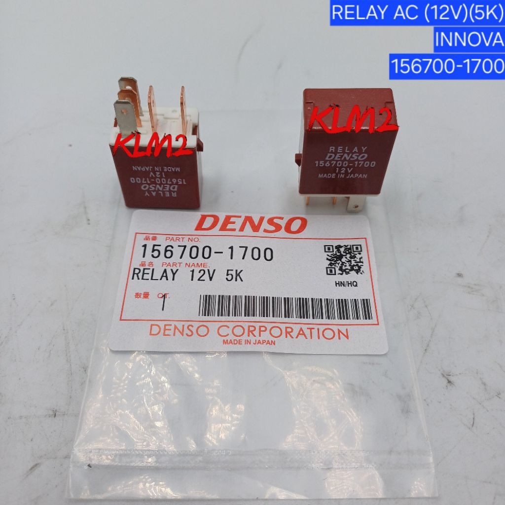 [156700-1700] - RELAY AC (12V)(5K) - INNOVA - OEM