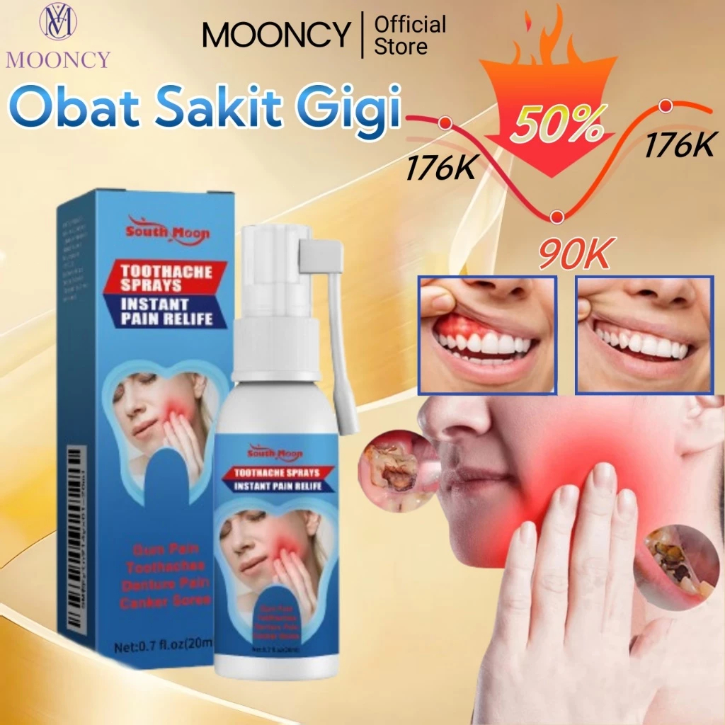 Mooncy Mouth Spray Obat Sakit Gigi Dan Gusi Obat Sakit Gigi Berlubang Ubat Sakit Gigi Berlubang Obat