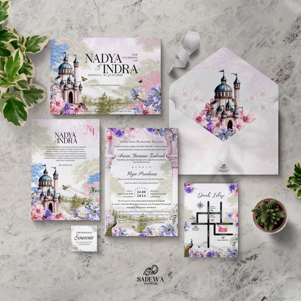 Undangan Pernikahan Softcover / Hardcover | Simple • Elegant • Custom Nama