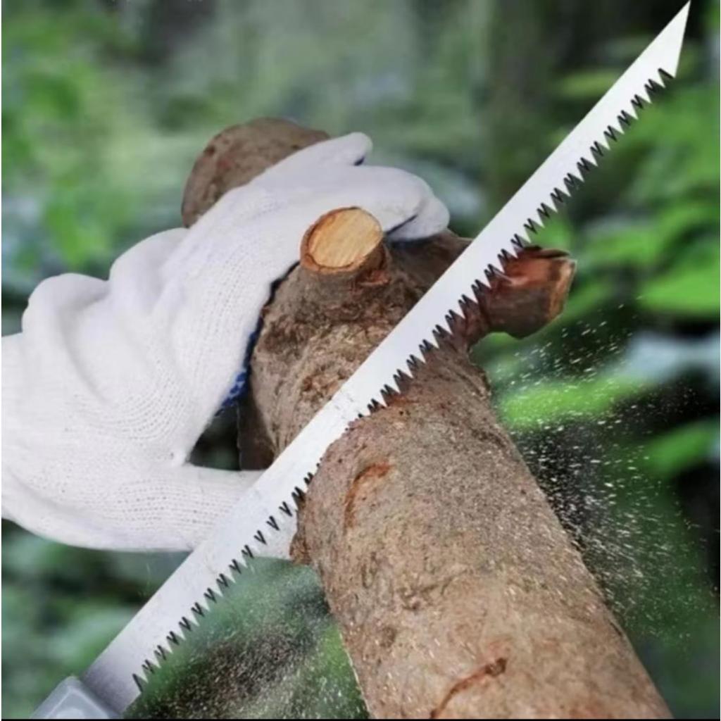 Gergaji Kayu Super Tajam  kecil lancip handle plastik 35 cm alat bonsai gergaji kecil