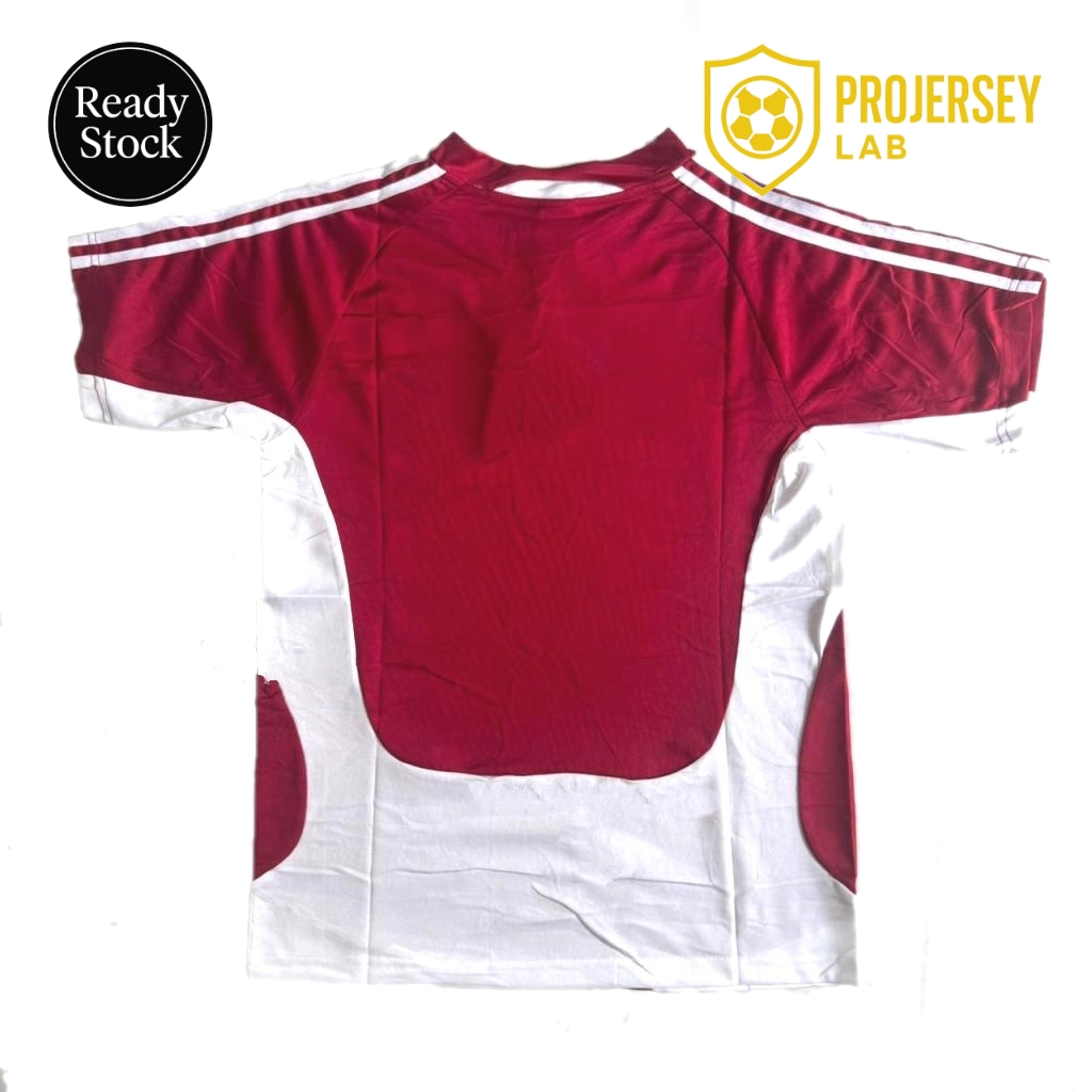 (BARU) RETRO JERSEY BOLA INDO TIMNAS HOME 2004