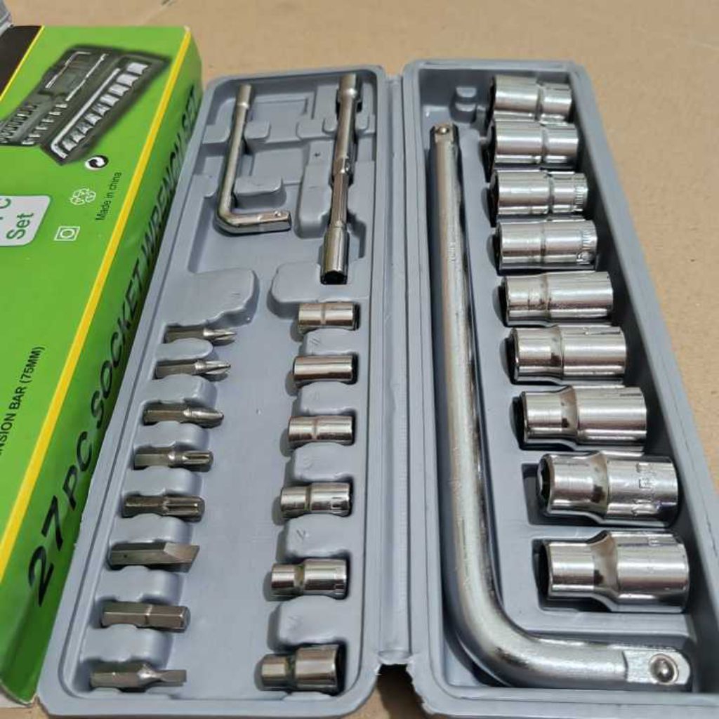 kunci shock 27pcs 1/2 inch,kunci shock set,kunci shock set lengkap