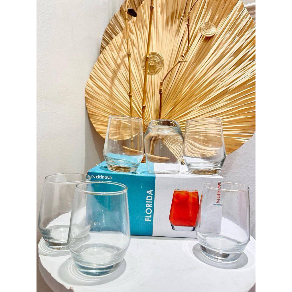 CITINOVA FLORIDA gelas set isi 6 pcs