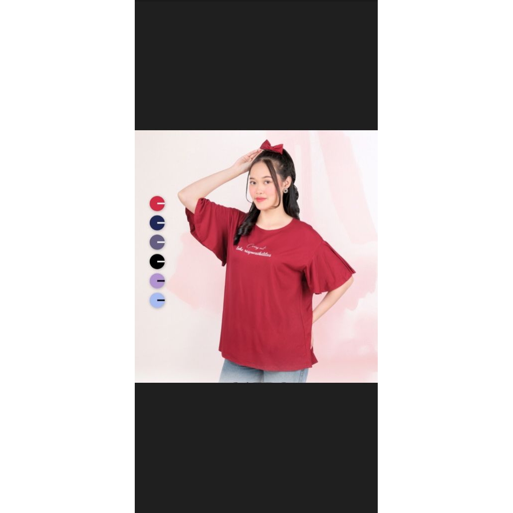 Kaos wanita casual big size over size