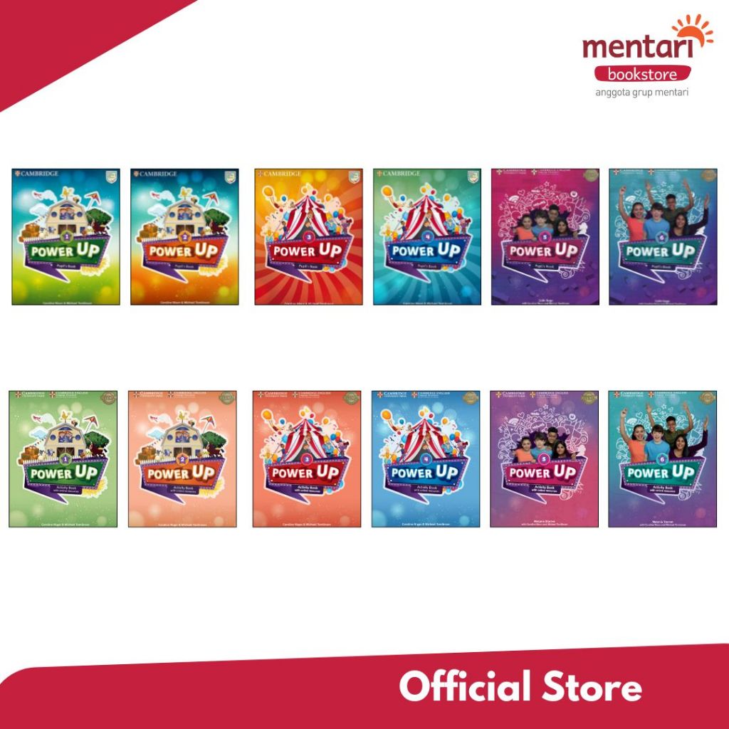 Mentari Bookstore Cambridge Power Up English | Buku Pelajaran Bahasa Inggris SD