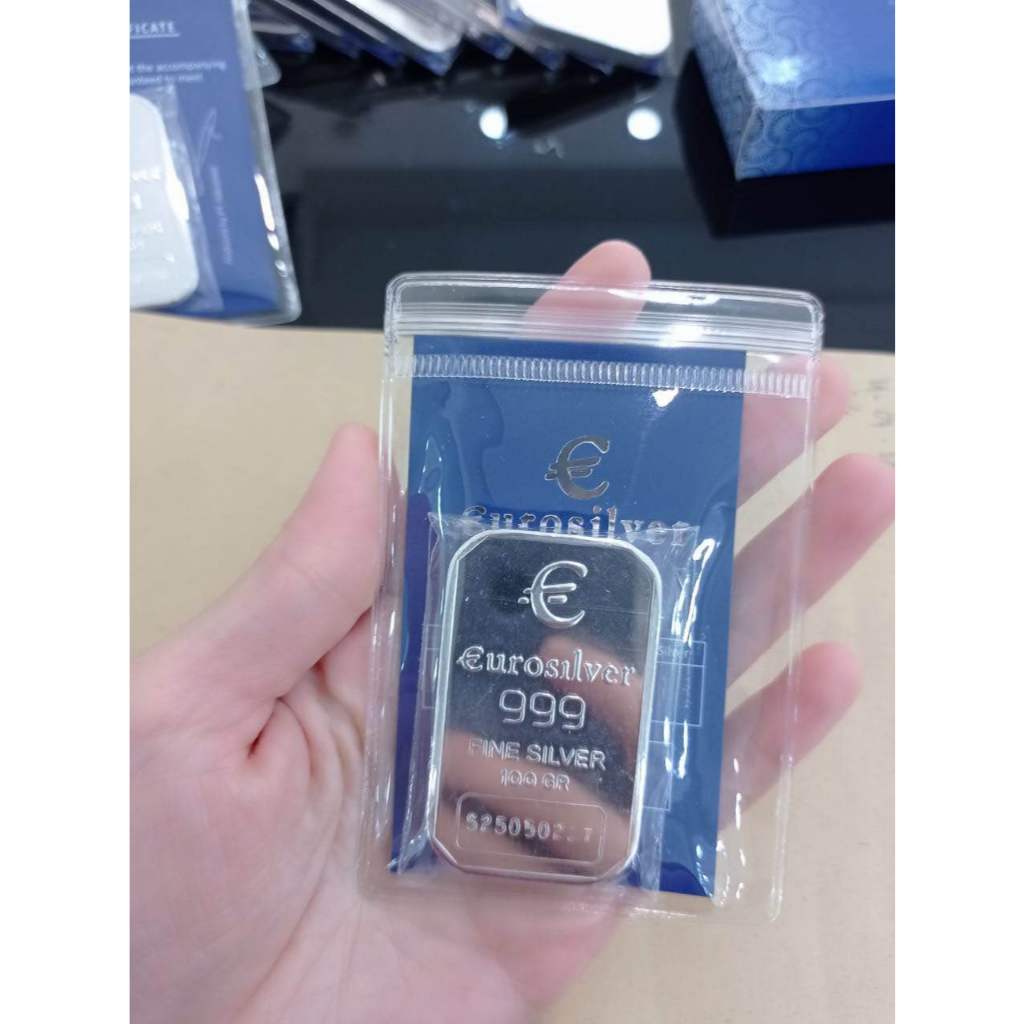 EURO Perak Batangan 100 & 250 Gram