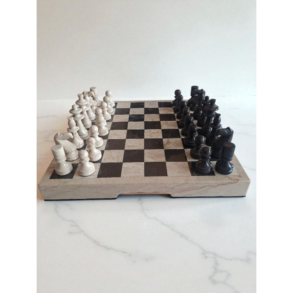 Papan Catur Marmer uk 45