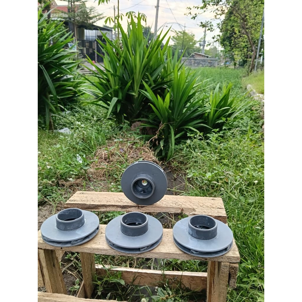Impeler pompa air modifikasi PVC as12mm