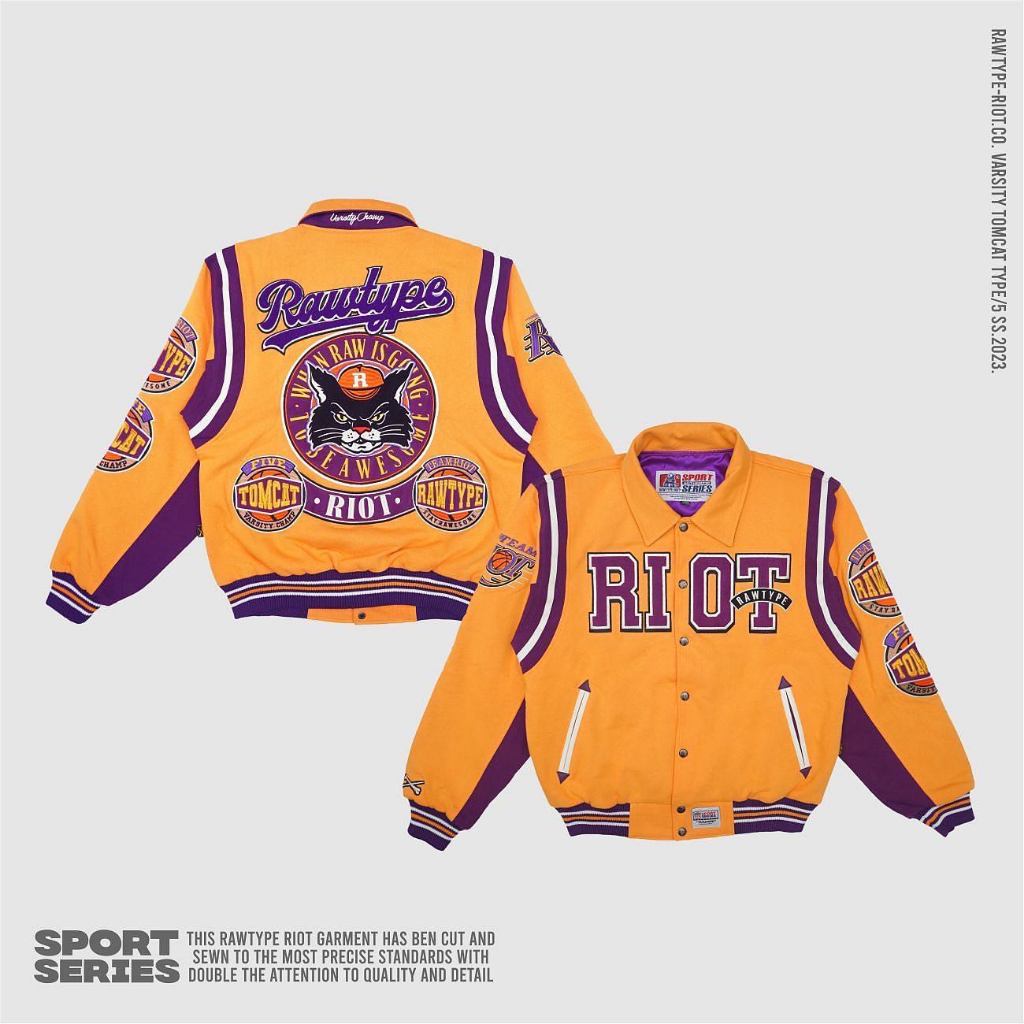 RAWTYPE RIOT Varsity Champ Tomcat 5 - Yellow