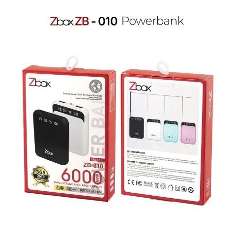 POWER BANK ZBOX ZB-010 6.000MAH | TERLARIS