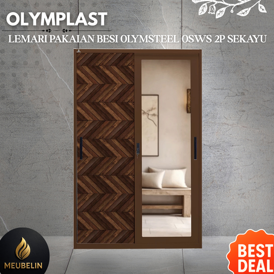 Lemari Pakaian Besi Olymsteel OSWS Sekayu - 120