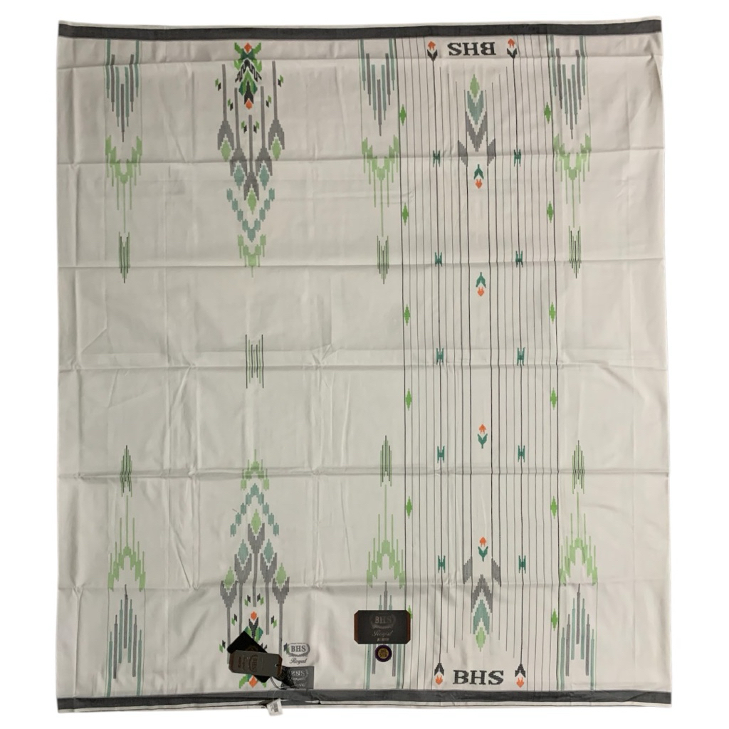 Sarung BHS Royal Silver R62 STB Putih Hijau