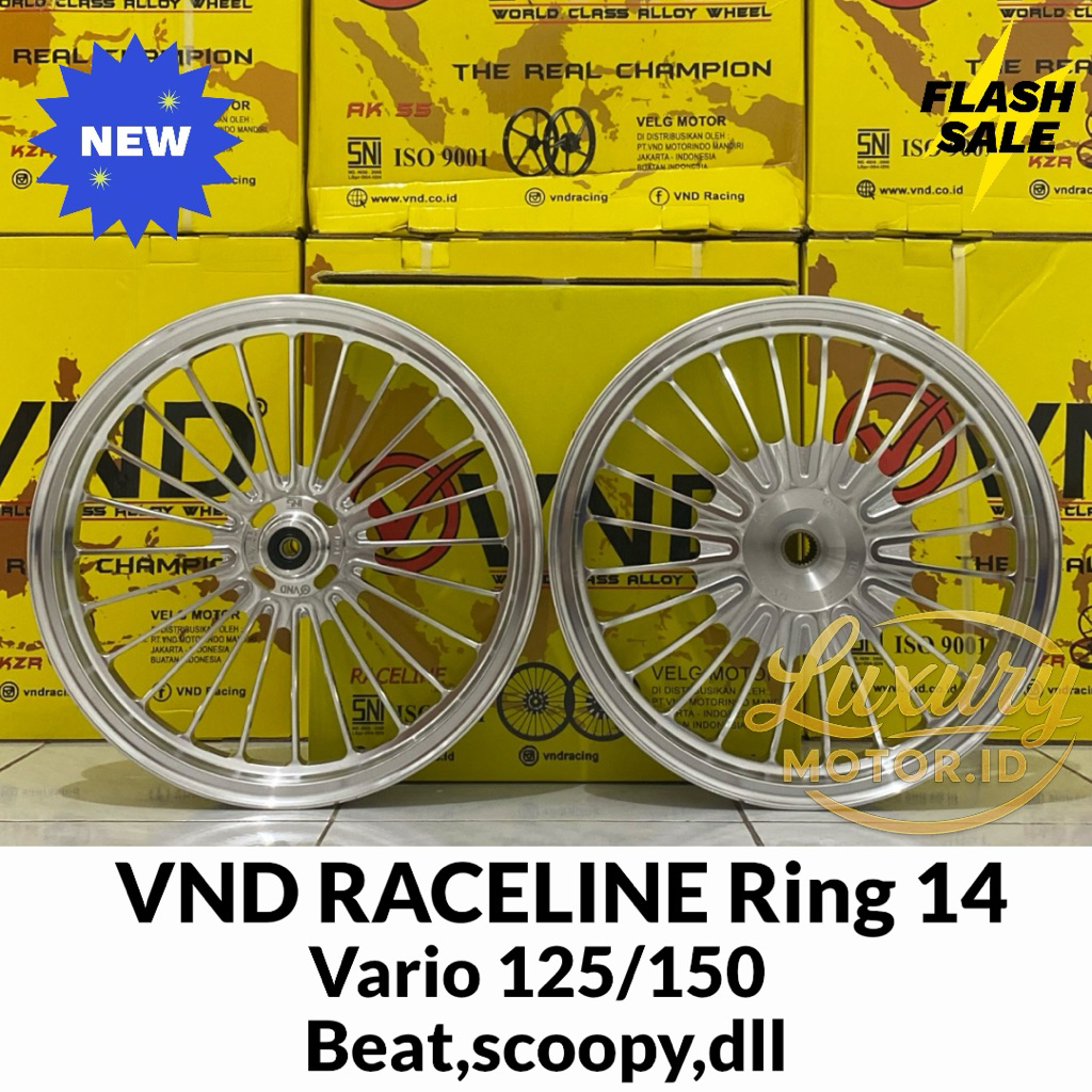 VELG VND RACELINE RING 14 vario 125/150 beat fi scoopy genio spacy  uk 185/215 VND RACING RCL