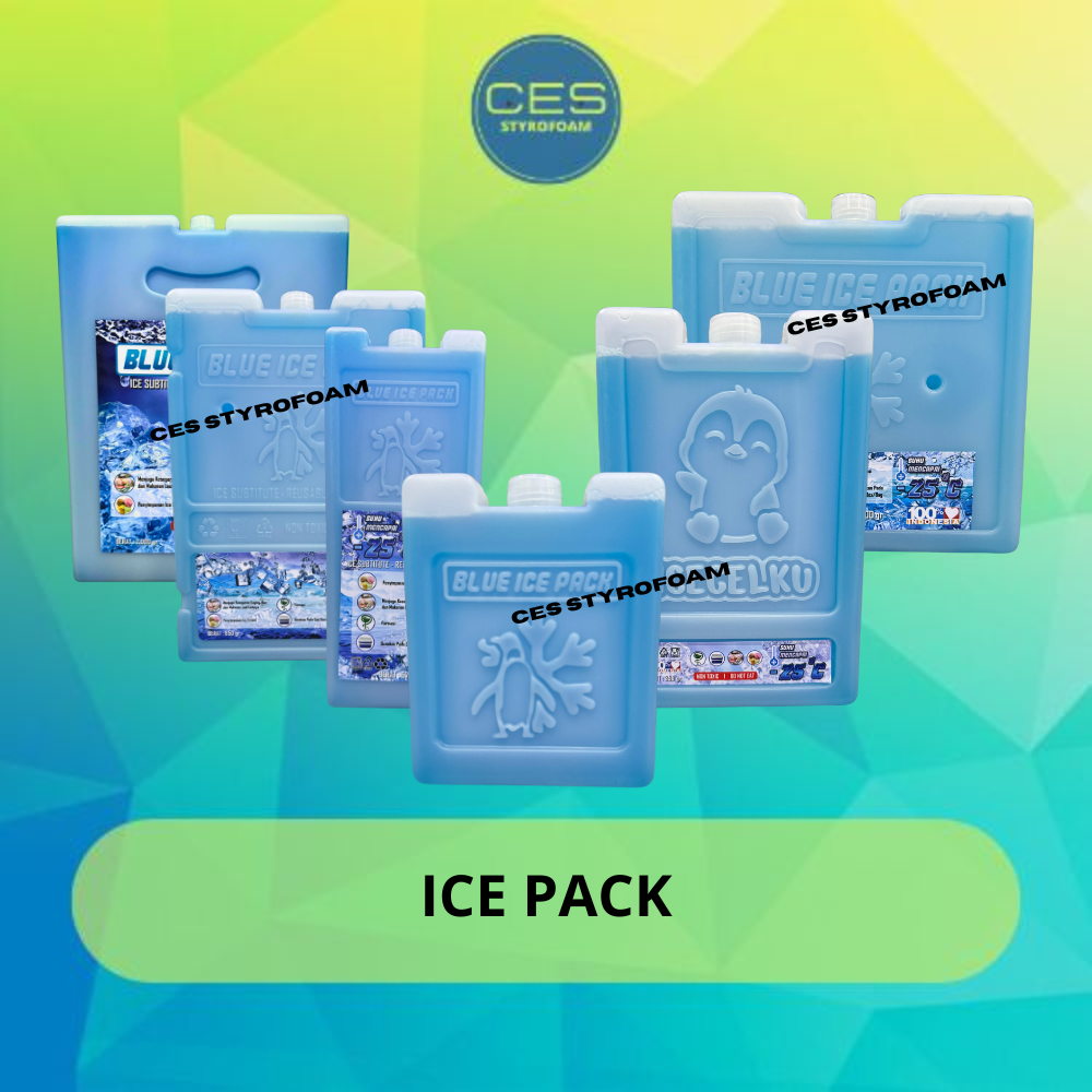 ICE PACK PENGGANTI DRY ICE GEL BLUE ICE PACK GEL PACK BERKUALITAS TINGGI SERBAGUNA UNTUK PENDINGIN A