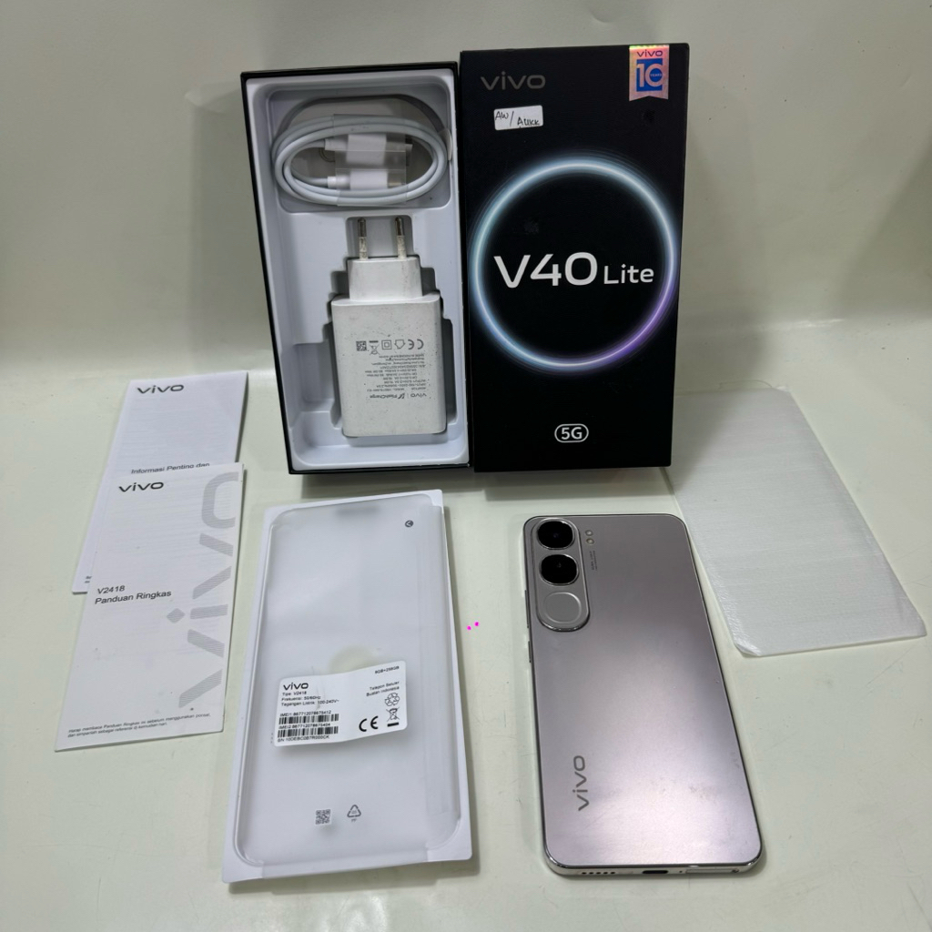 Vivo V40 Lite 5G 8/256gb Fullset Second Garansi Resmi