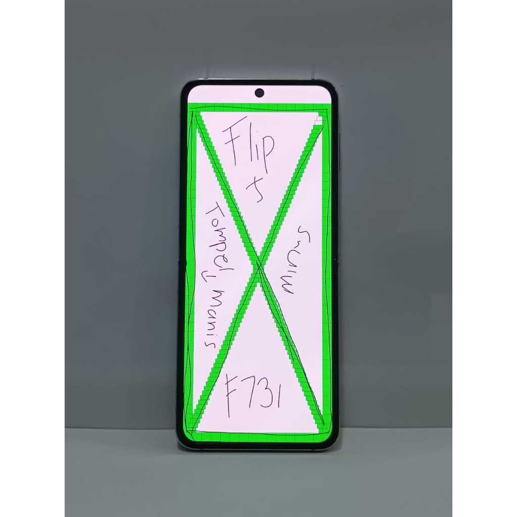 LCD SAMSUNG GALAXY Z FLIP 5 - F731 ORIGINAL COPOTAN MINUS TOMPEL LIPATAN KIRI
