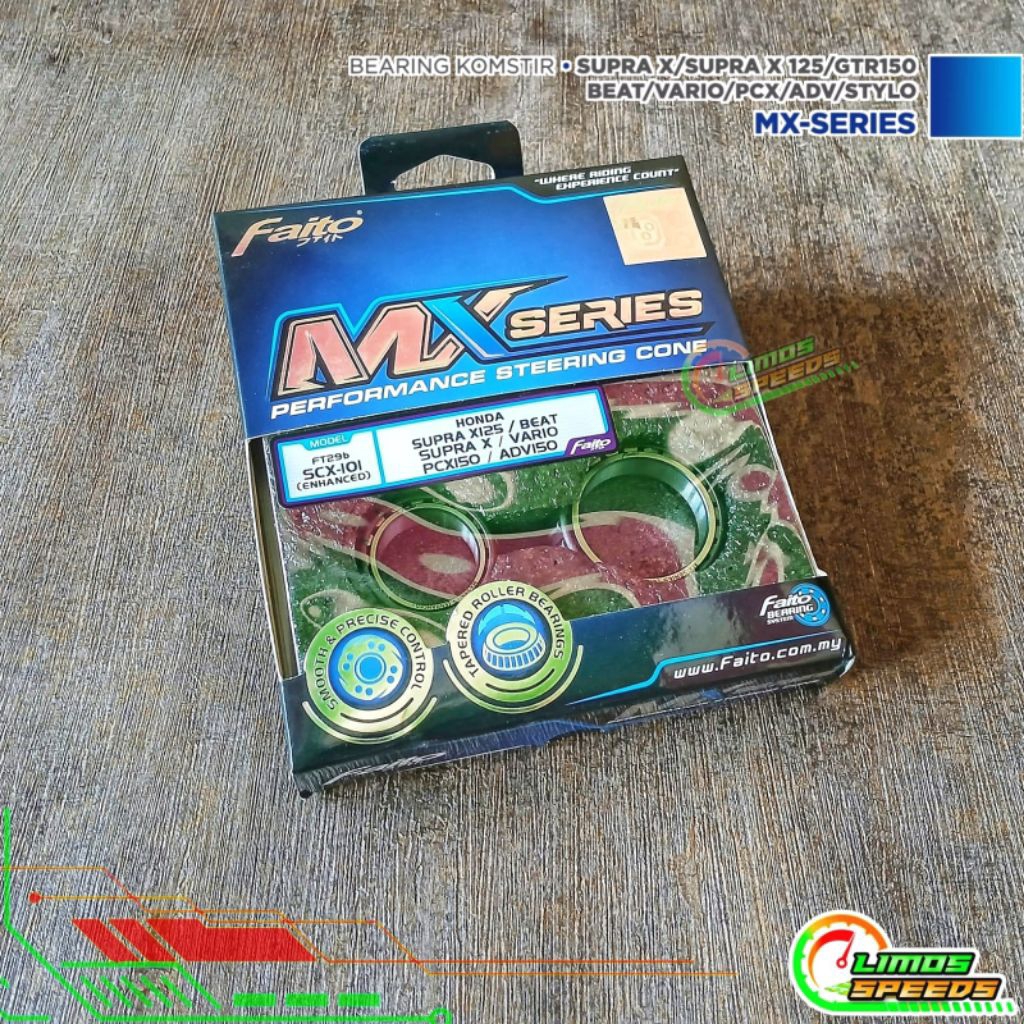 Komstir Bearing Bambu Faito Comstir Mx Series Honda Vario 110 125 150 160 Pcx 150 160 Beat Genio Sty