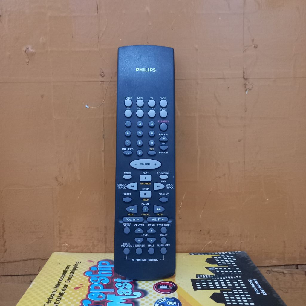 REMOTE TAPE COMPO PHILIPS SERI RC-8080 ORIGINAL