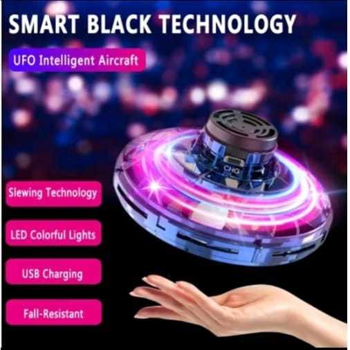 Flying Ball Spinner LED UFO Drone Toy For Kids || LED Flying Ball Spinner Drone With USB Charge