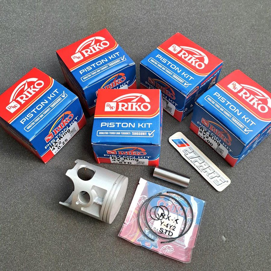 PISTON KIT RX KING RIKO PISTON SET RX KING RIKO OS STD OS 0 OS 25 OS 50 OS 75 OS 100 SEHER SET RX KI