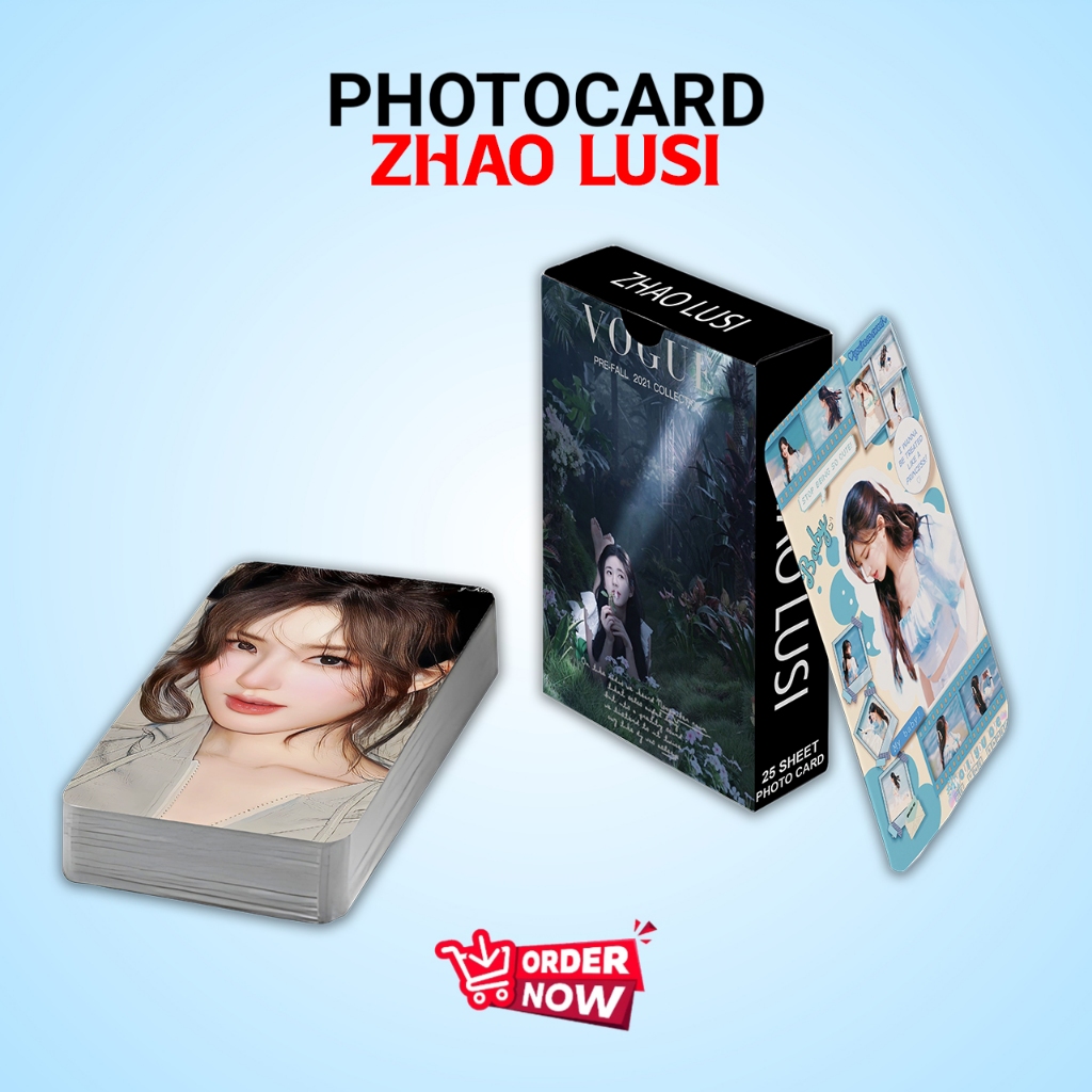 PHOTOCARD SET ZHAO LUSI AKTRIS CHINA PREMIUM FREE BOX