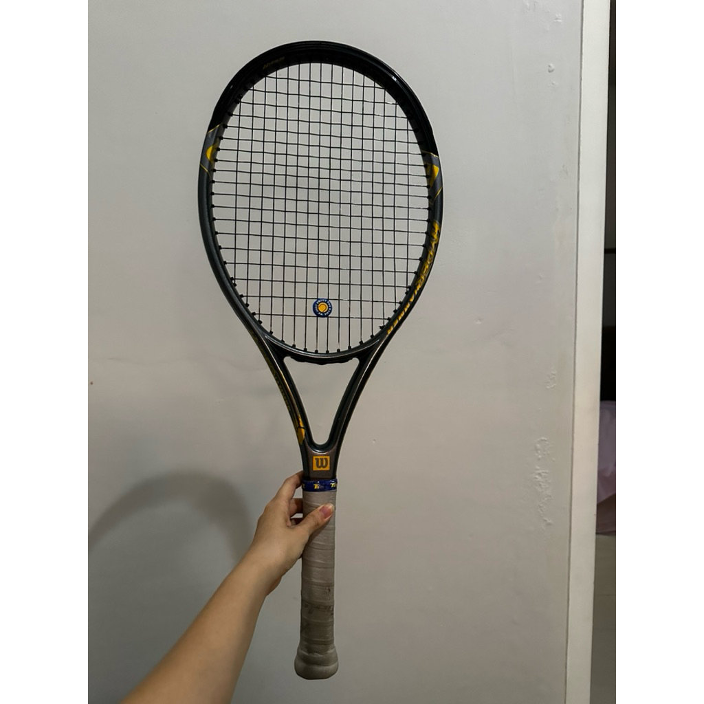 wilson hyper hammer 5.3 grey raket tennis