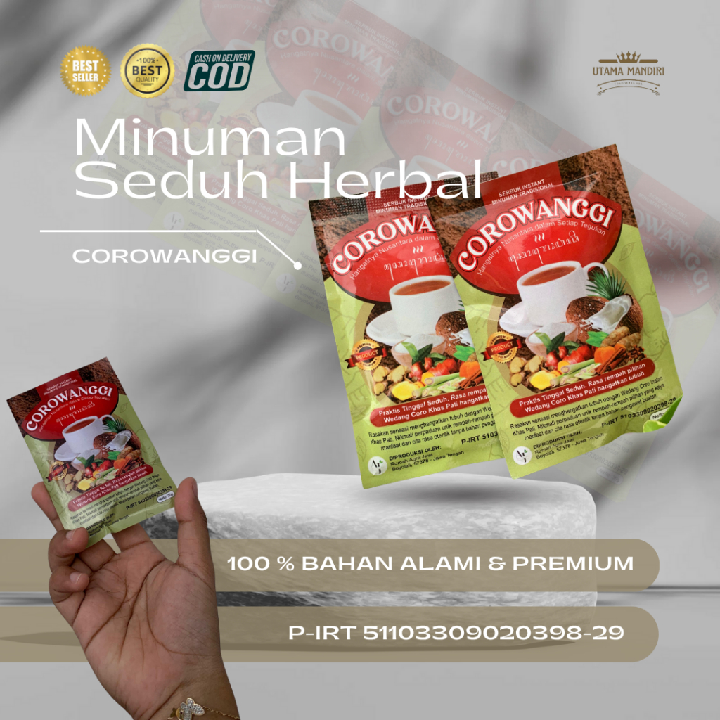 Toko Utama Mandiri | Minuman Seduh Herbal | Minuman Jahe | Minuman Penghangat Tubuh | Minuman Sachet