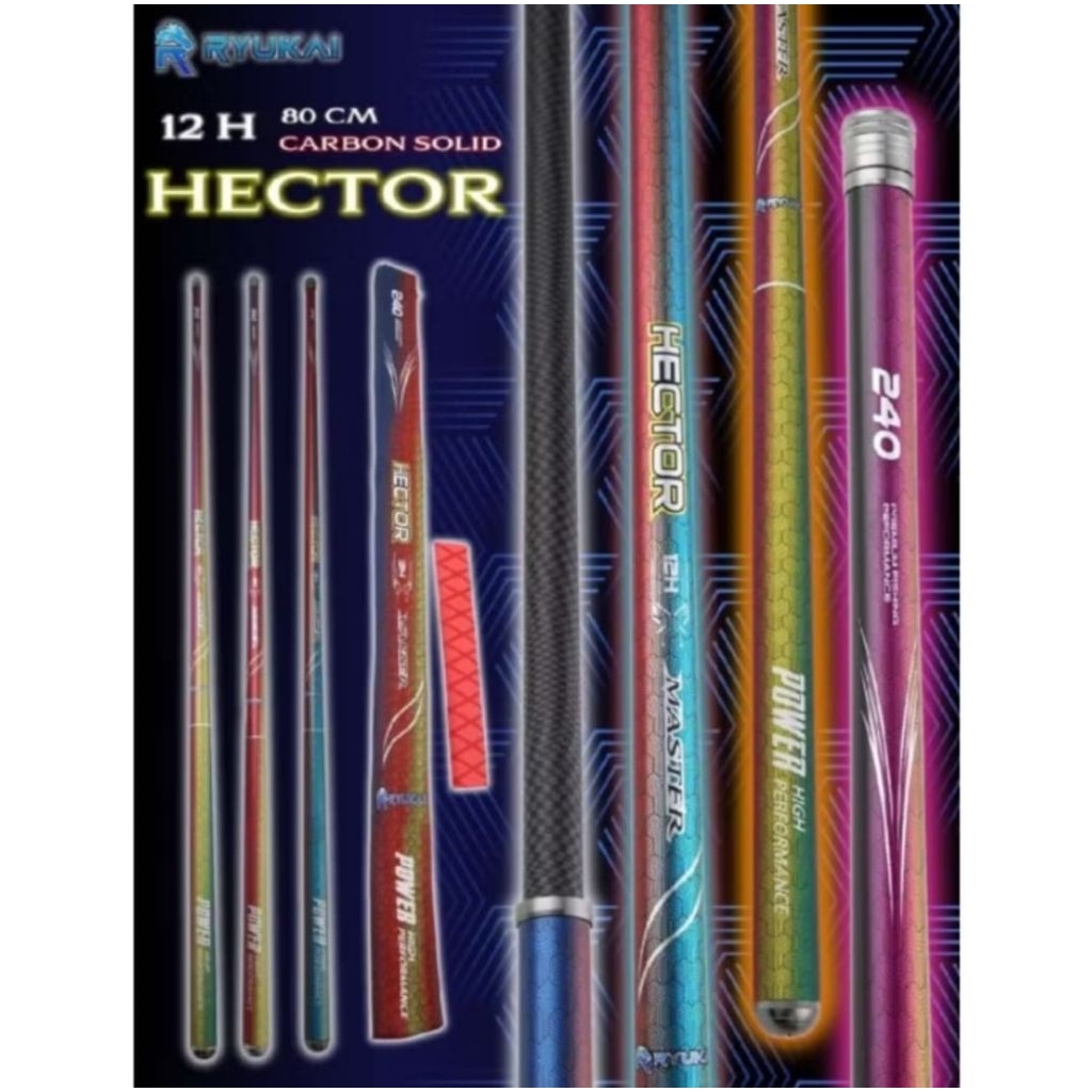 JORAN TEGEK RYUKAI HECTOR 12H DRAG POWER 25KG SUPER KUAT KAKU DAN RINGAN