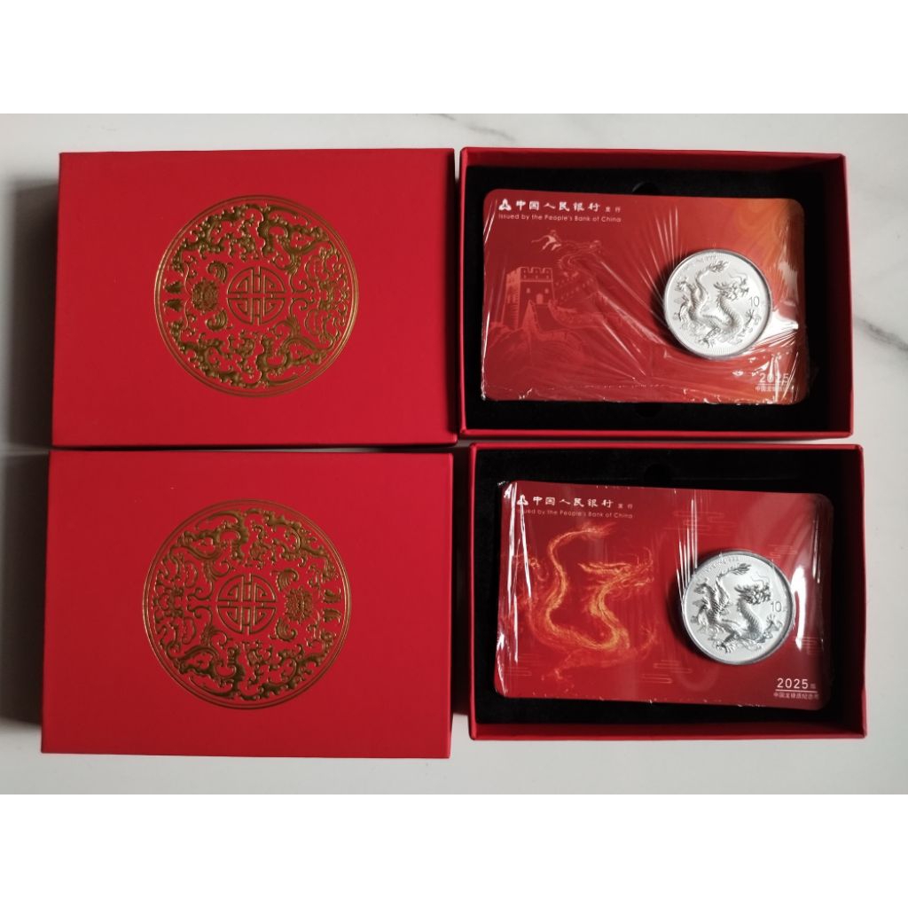 perak china dragon 2025 silver 1oz 31gram kemasan card