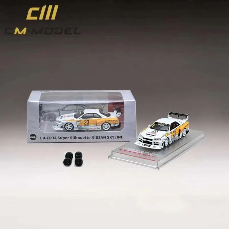 (LOOSE MULUS) CM Model Nissan Skyline LB-ER34 Super Silhouette #23 CM64-ER34-03