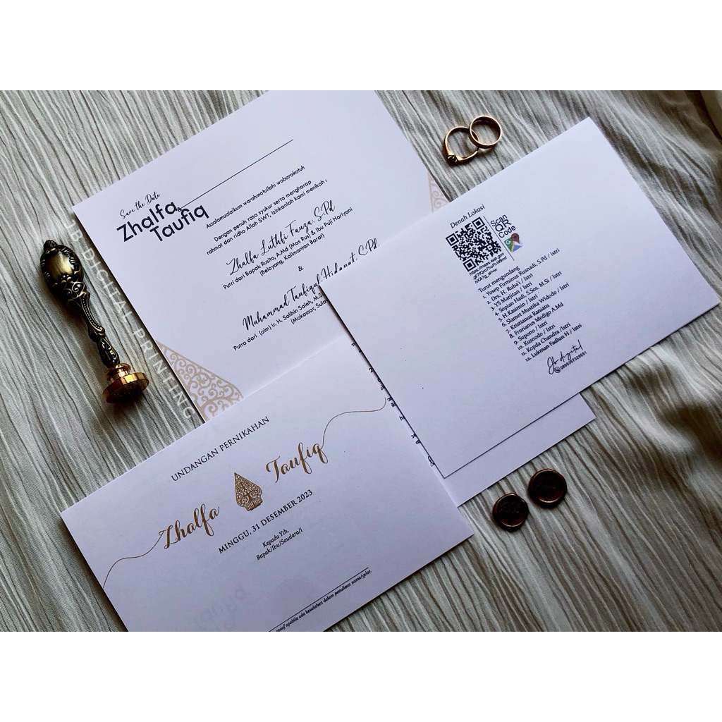 Undangan Pernikahan Wayang