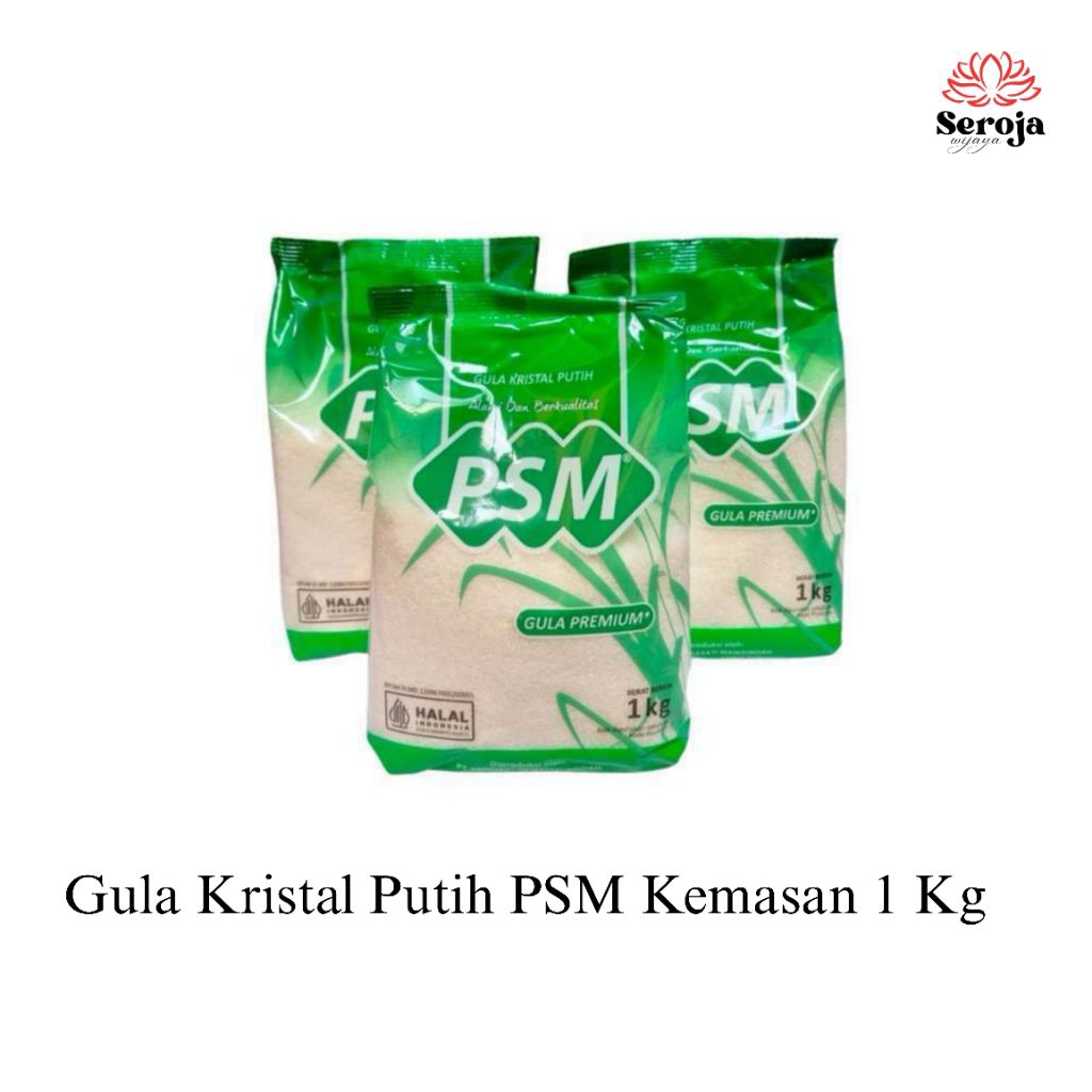 Gula PSM 1 Kg | Gula Pasir Putih PSM Kemasan 1 Kg