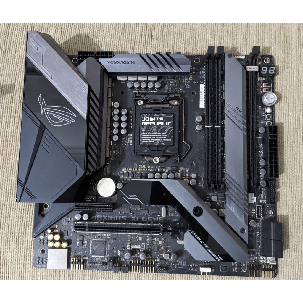 motherboard asus rog maximus xi gene z390 lga1151v2 intel