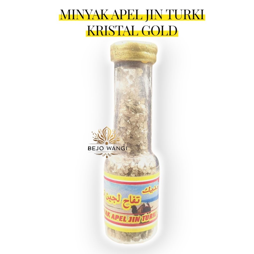 Minyak Apel Jin Turki Asli Kristal Emas / Gold Limited