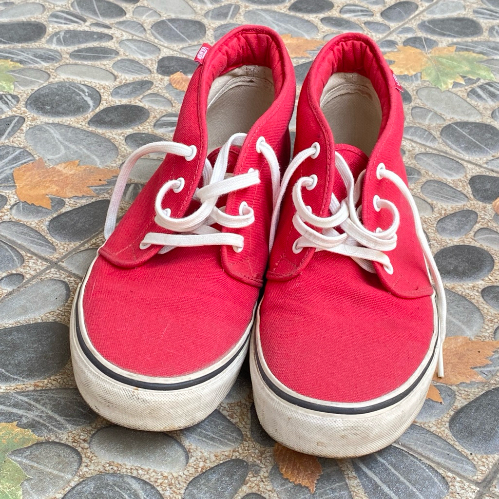 vans chukka boots red 43 ori