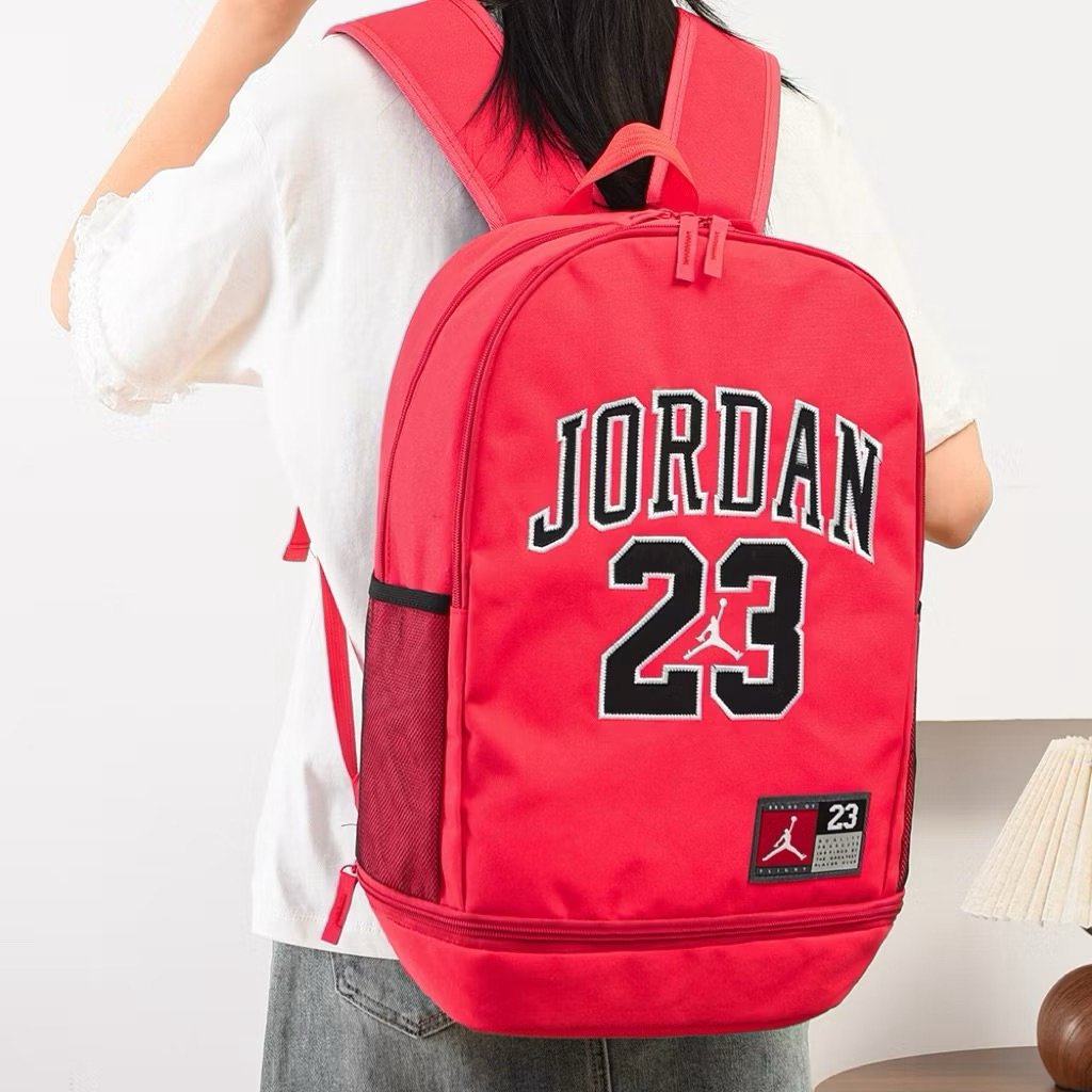 TAS RANSEL JORDAN 23 CANVAS RED // BACKPACK SPORTY JORDAN